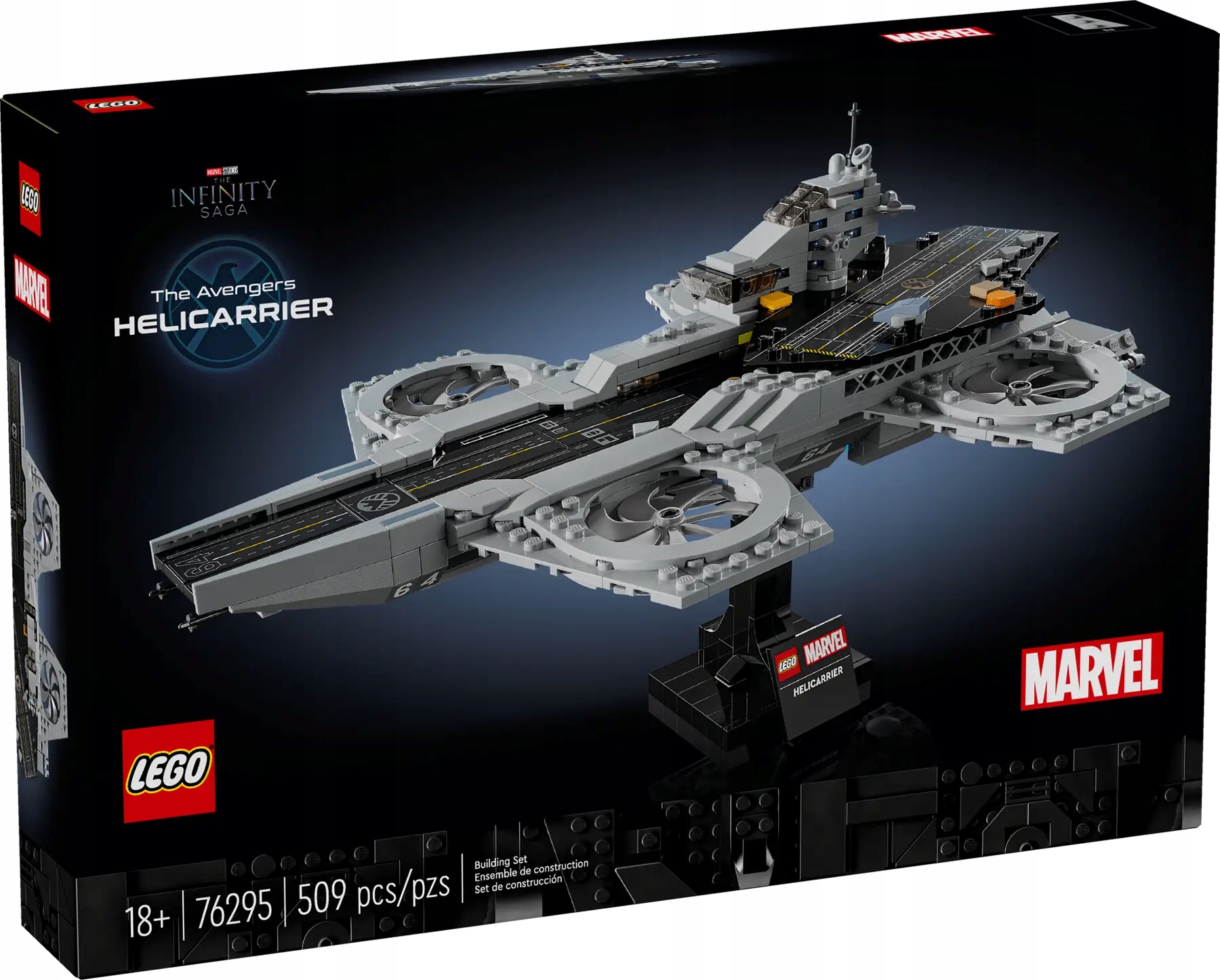 Lego Marvel Super Heroes 76295 Lotniskowiec Avengersów helicarrier