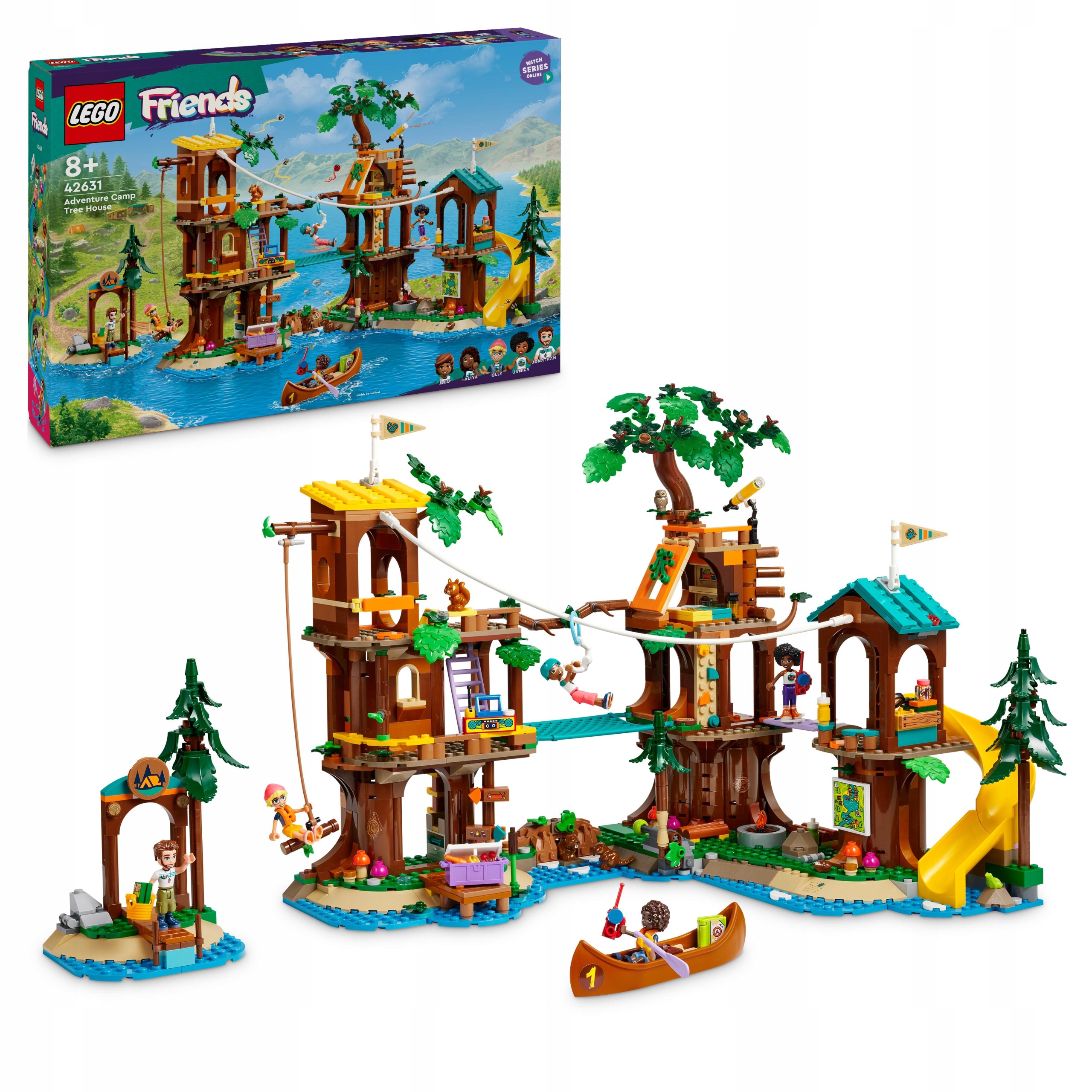 LEGO Friends 42631 Domek na drzewie na obozie kempingowym