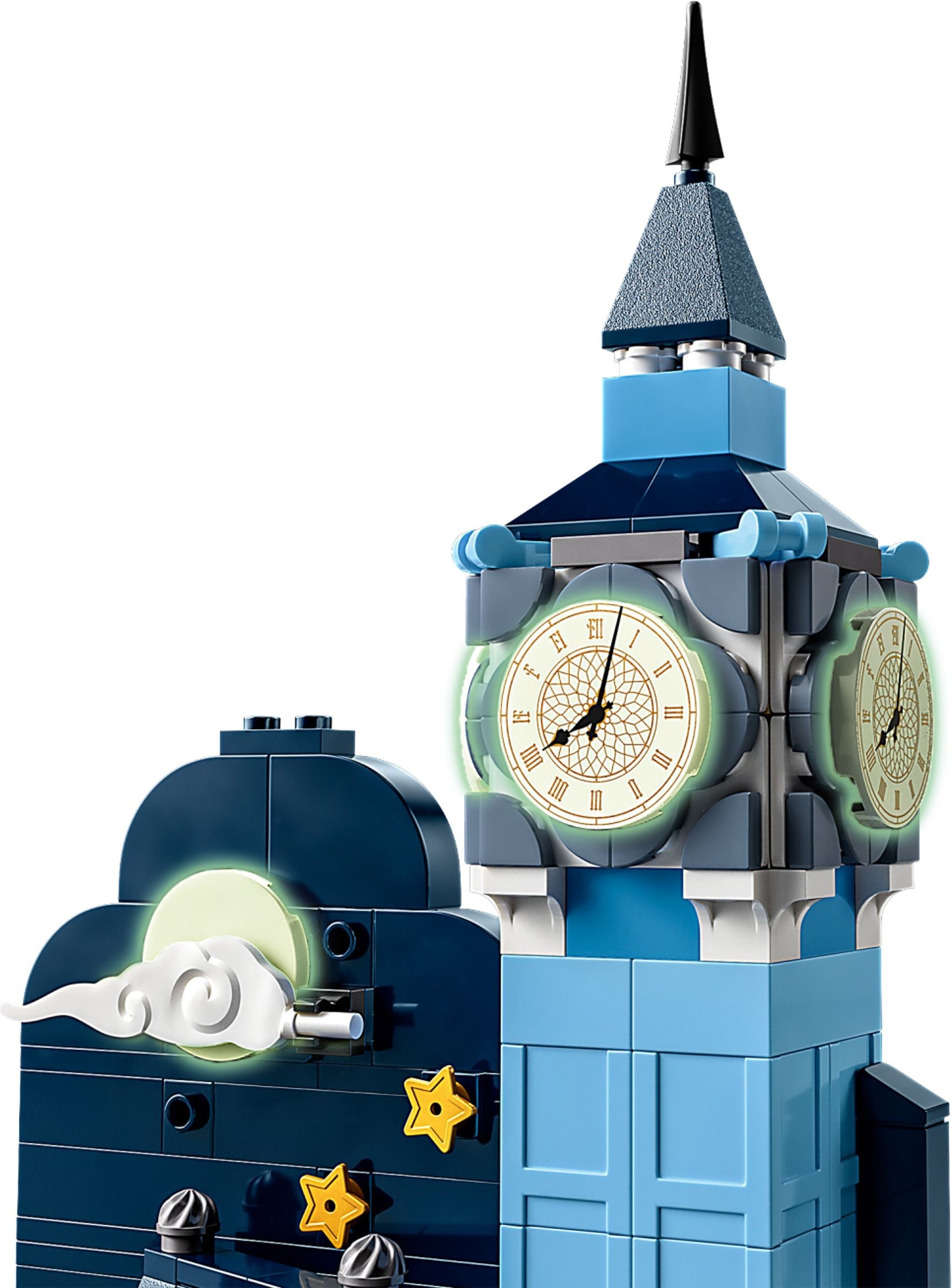 Zdjęcie galerii dla zestawu LEGO Disney 43232 diorama Lot Piotrusia Pana i Wendy nad Londynem