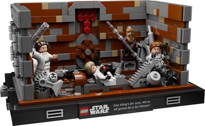 Zdjęcie galerii dla zestawu LEGO Star Wars 75339 Diorama: Zgniatarka odpadów na Gwieździe Śmierci