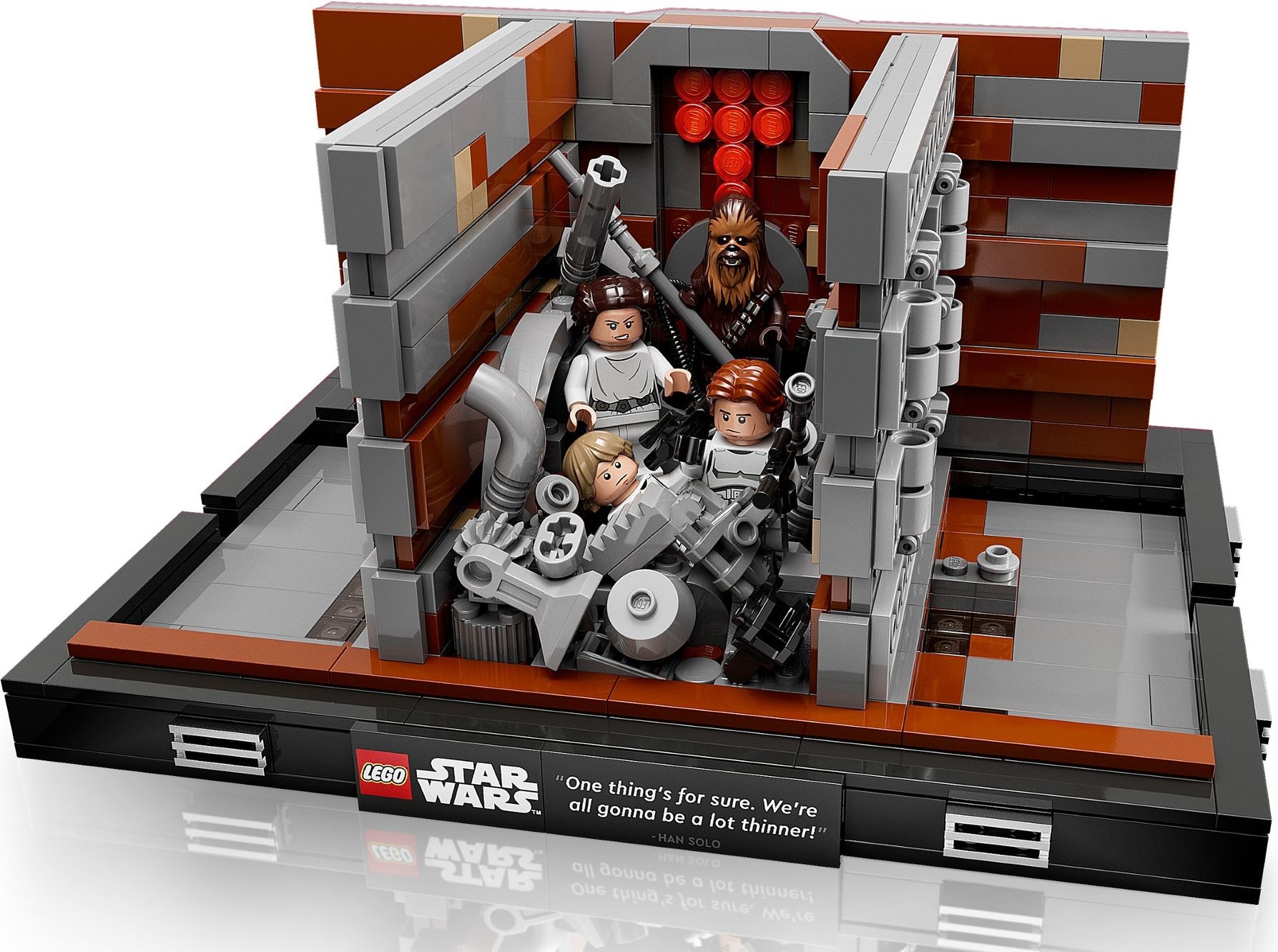 Zdjęcie galerii dla zestawu LEGO Star Wars 75339 Diorama: Zgniatarka odpadów na Gwieździe Śmierci