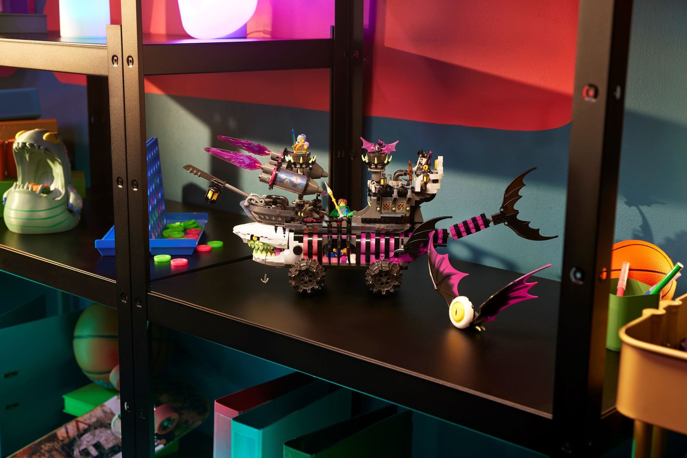 Zdjęcie galerii dla zestawu LEGO DREAMZzz 71469 Koszmarny Rekinokręt Zestaw Klocki Statek Piracki