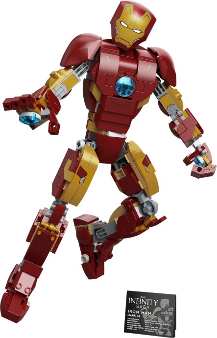 Zdjęcie galerii dla zestawu LEGO SUPER HEROES 76206 Figurka Iron Man Zestaw Marvel Avengers Robot Mech