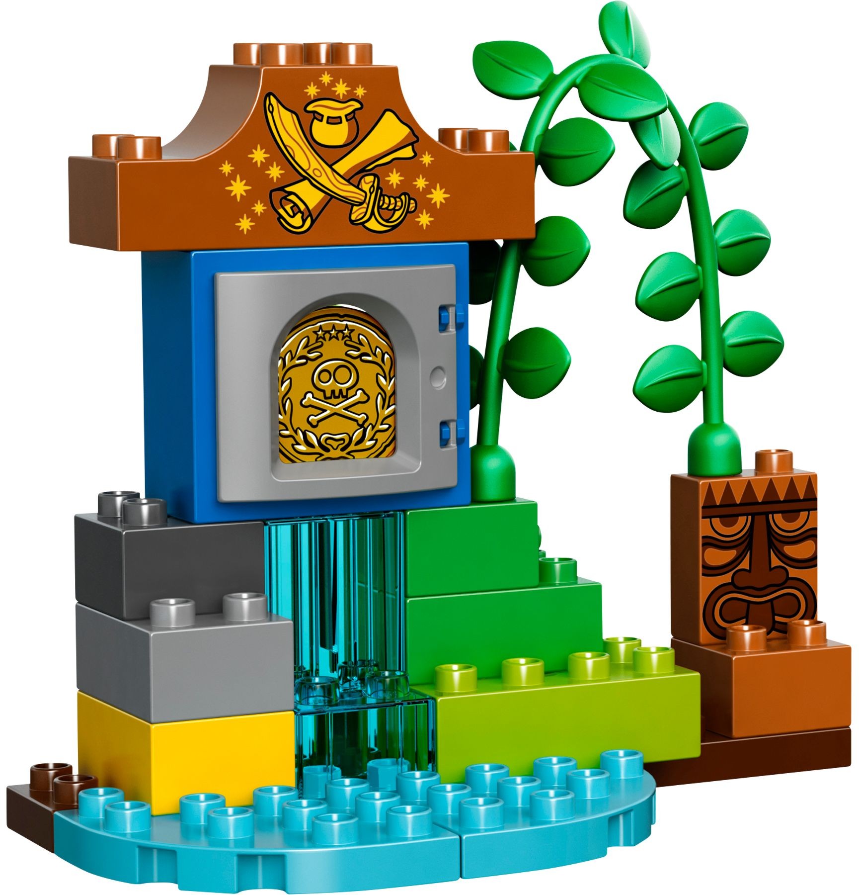 Zdjęcie galerii dla zestawu klocki LEGO 10526 Duplo - Jake i Piraci, Wizyta Piotrusia krokodyl wyspa