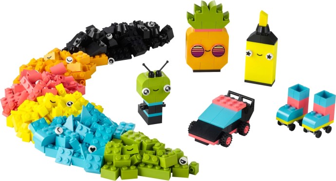 Zdjęcie galerii dla zestawu LEGO Classic 11027 Kreatywna zabawa neonowymi kolorami