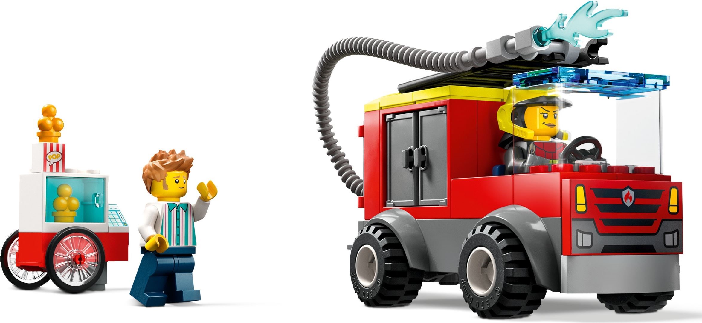 Zdjęcie galerii dla zestawu LEGO City 60375 Remiza strażacka i wóz strażacki straż strażak