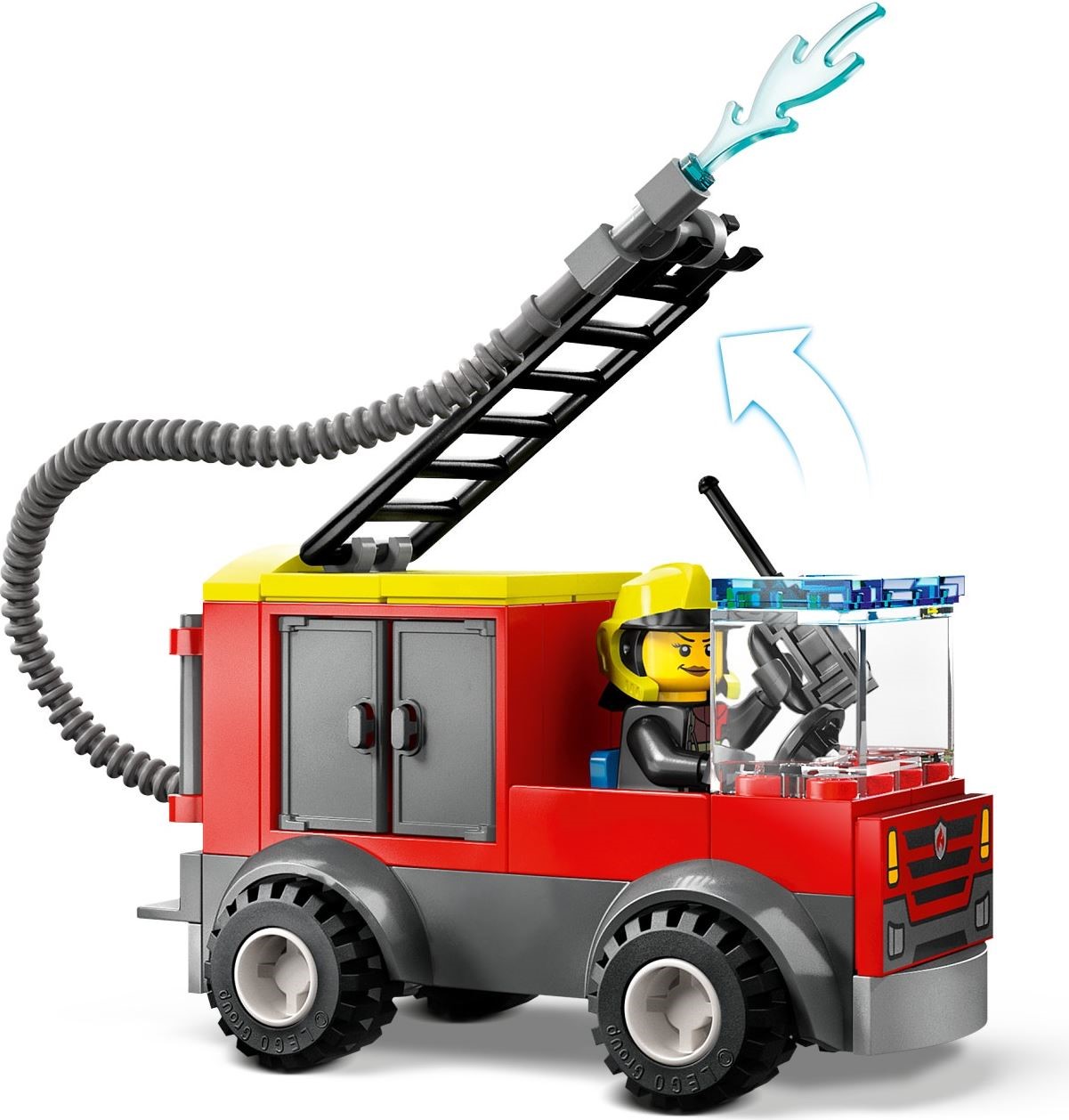 Zdjęcie galerii dla zestawu LEGO City 60375 Remiza strażacka i wóz strażacki straż strażak