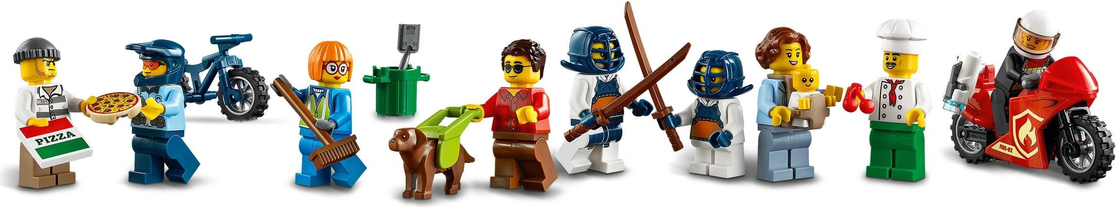 Zdjęcie galerii dla zestawu LEGO City 60292 Centrum miasta miasto myjnia stacja benzynowa octan