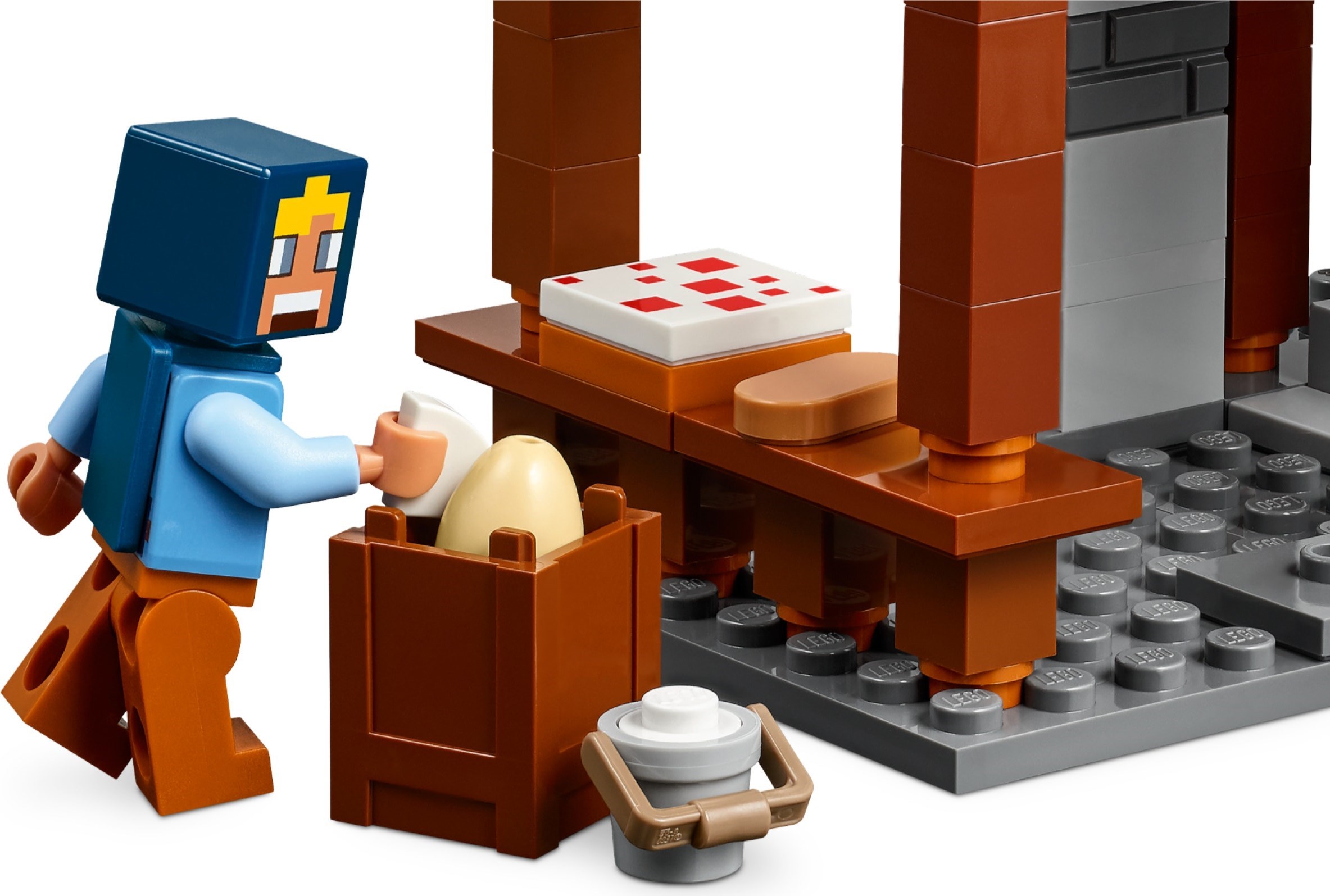 Zdjęcie galerii dla zestawu LEGO Minecraft 21262 KLOCKI Farma z wiatrakiem PREZENT NA SWIETA MAJKRAFT