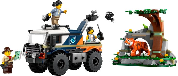Zdjęcie galerii dla zestawu klocki LEGO 60426 City Terenówka badacza dżungli Johnny Thunder Adventures