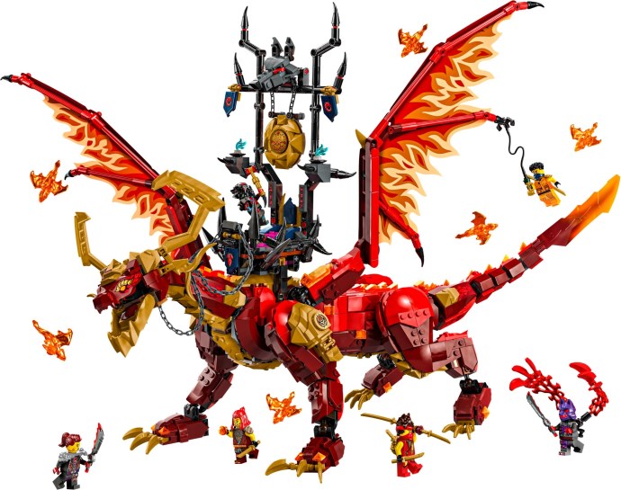 Zdjęcie galerii dla zestawu LEGO Ninjago 71822 Smoczyca źródła ruchu smok ninja go klocki kai