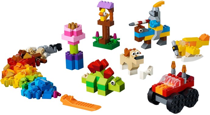 Zdjęcie galerii dla zestawu zestaw klocków LEGO Classic 11002 Podstawowe klocki budowanie