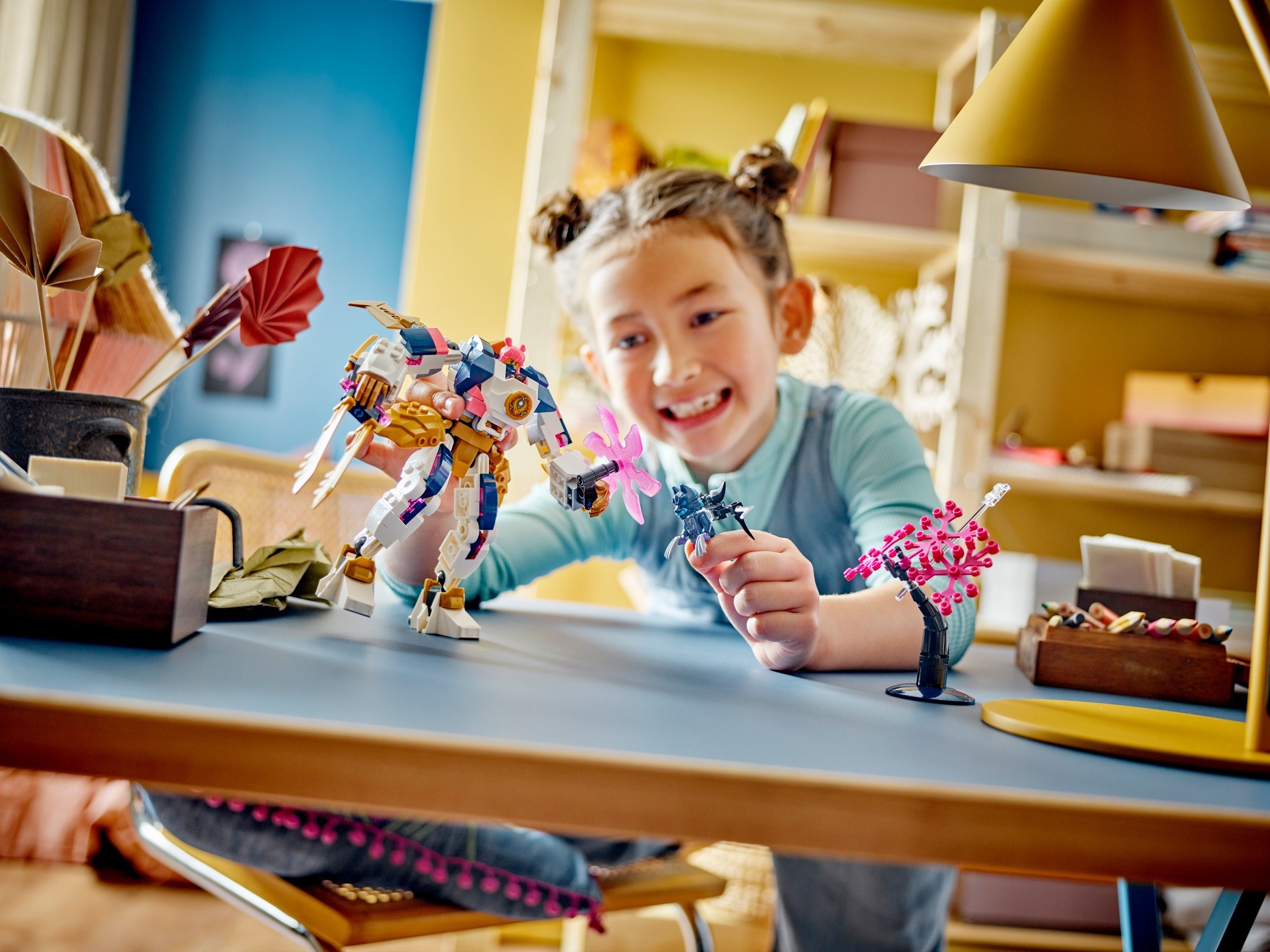 Zdjęcie galerii dla zestawu LEGO NINJAGO 71807 Mech żywiołu technologii Sory nindżago