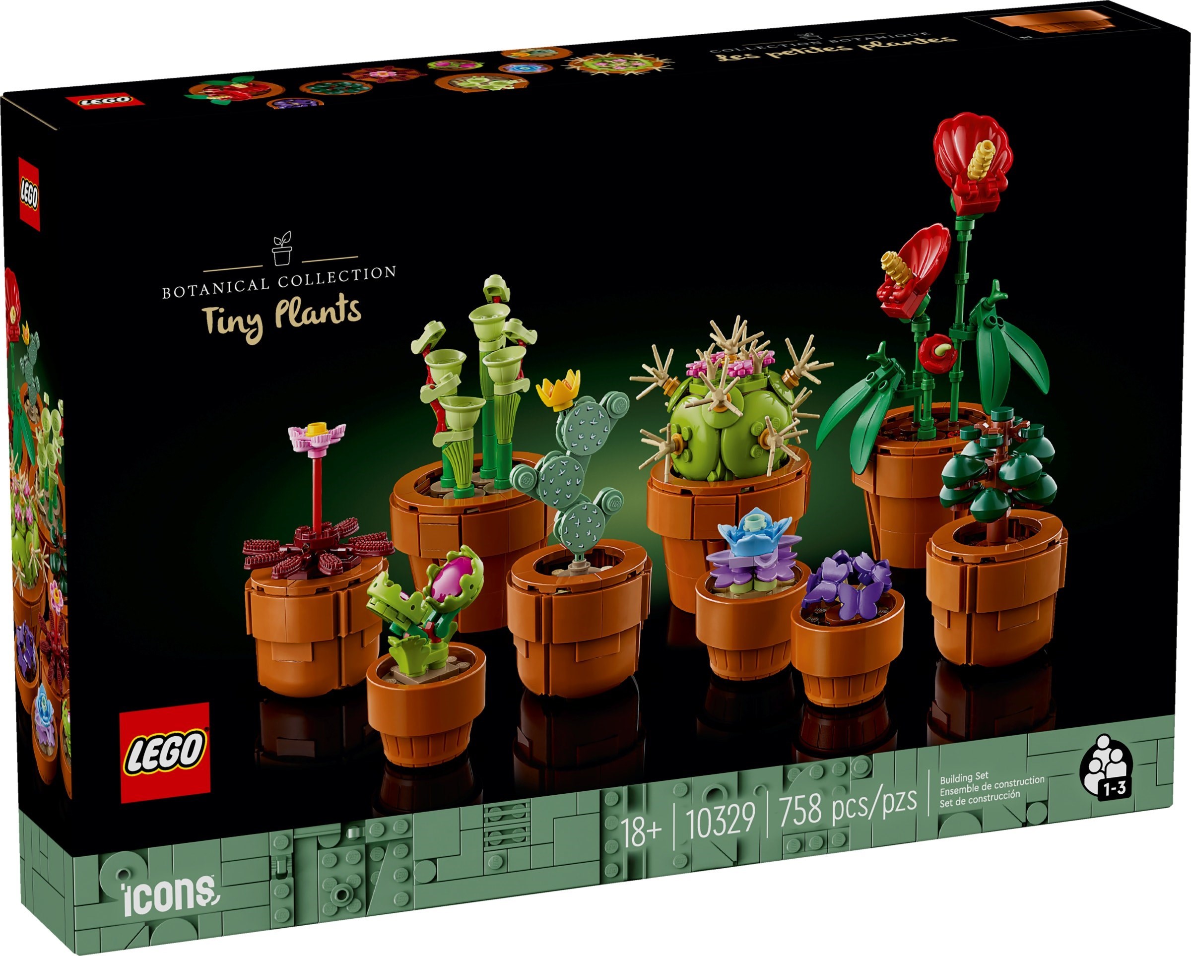 Zdjęcie galerii dla zestawu LEGO Botanical Collection Kwitnący kaktus Kwiaty doniczkowe