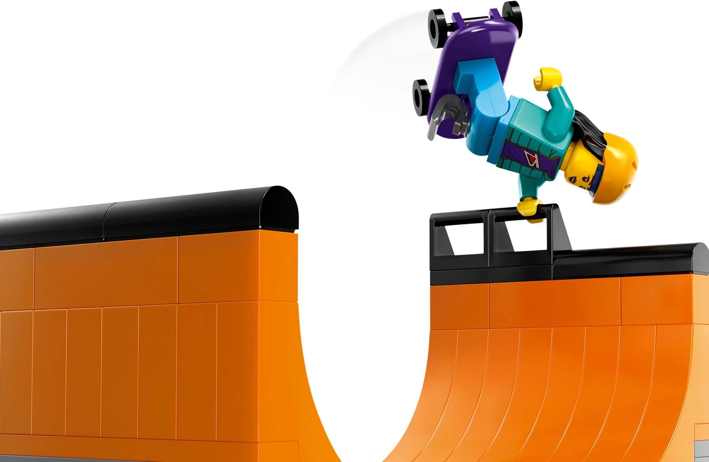 Zdjęcie galerii dla zestawu klocki LEGO City 60364 Skatepark uliczny Rampa Deskorolka Skate Miasto opis