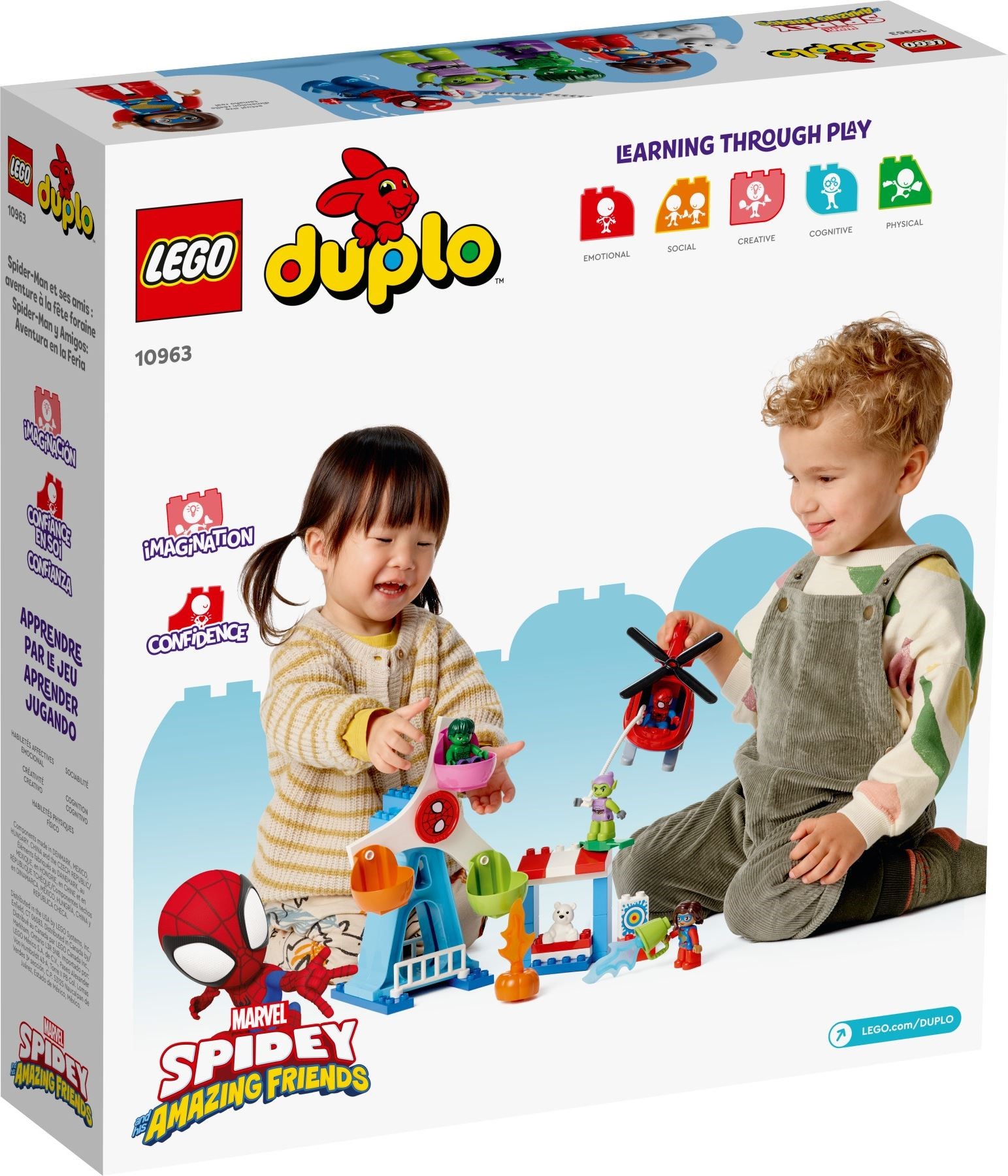 Zdjęcie galerii dla zestawu LEGO Duplo 10963 Spider-Man przyjaciele w wesołym miasteczku spidey spajdi