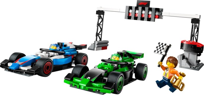 Zdjęcie galerii dla zestawu LEGO City 60474 F1 bolidami Racing Bulls Red bull VCARB Kick Sauber formuła