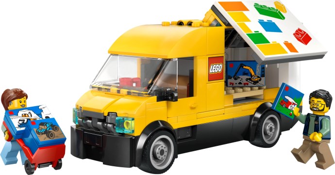 Zdjęcie galerii dla zestawu klocki LEGO City 60500 Dostawczak LEGO samochód ciężarówka