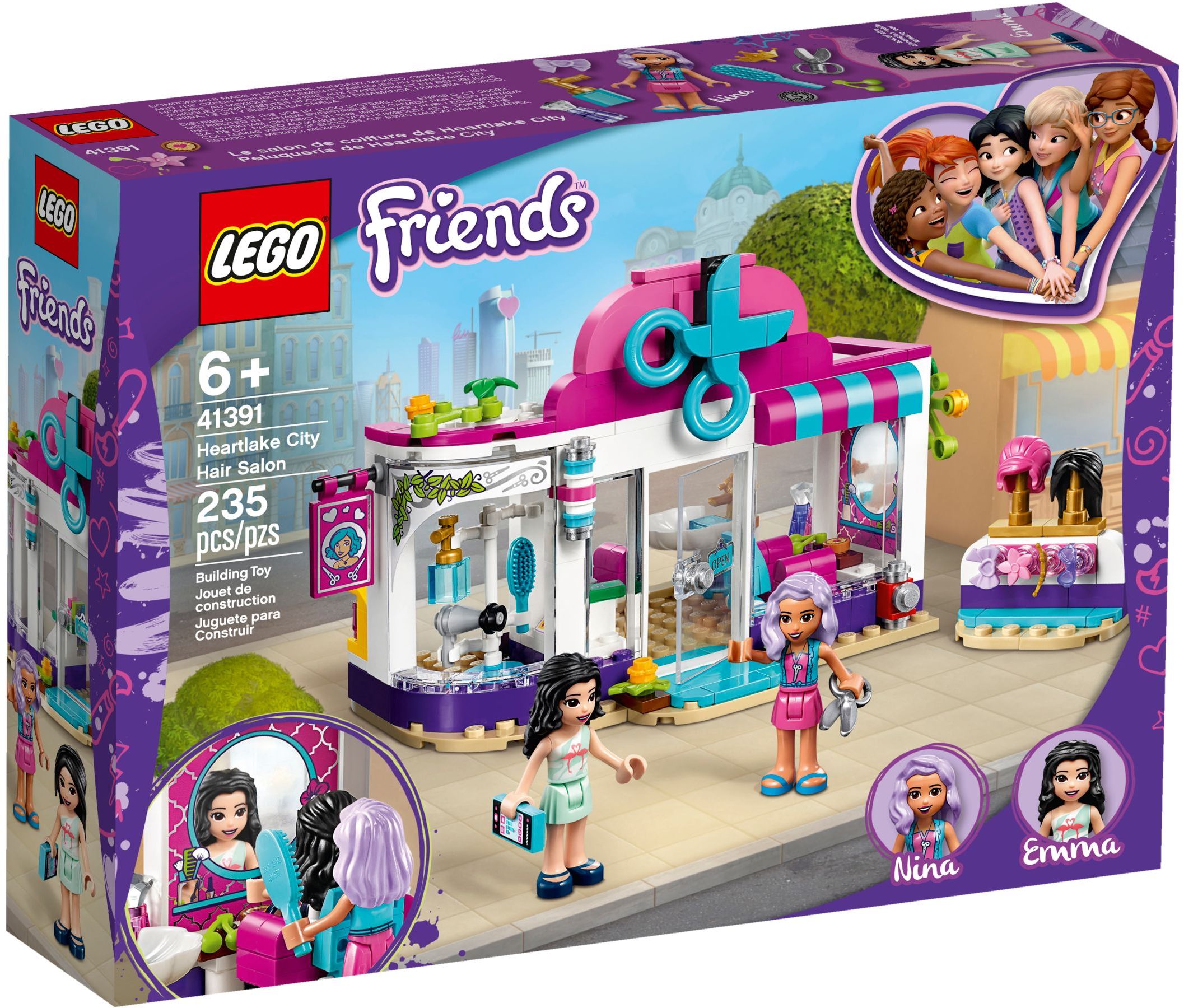 Zdjęcie galerii dla zestawu klocki LEGO Friends 41391 Salon fryzjerski w Heartlake