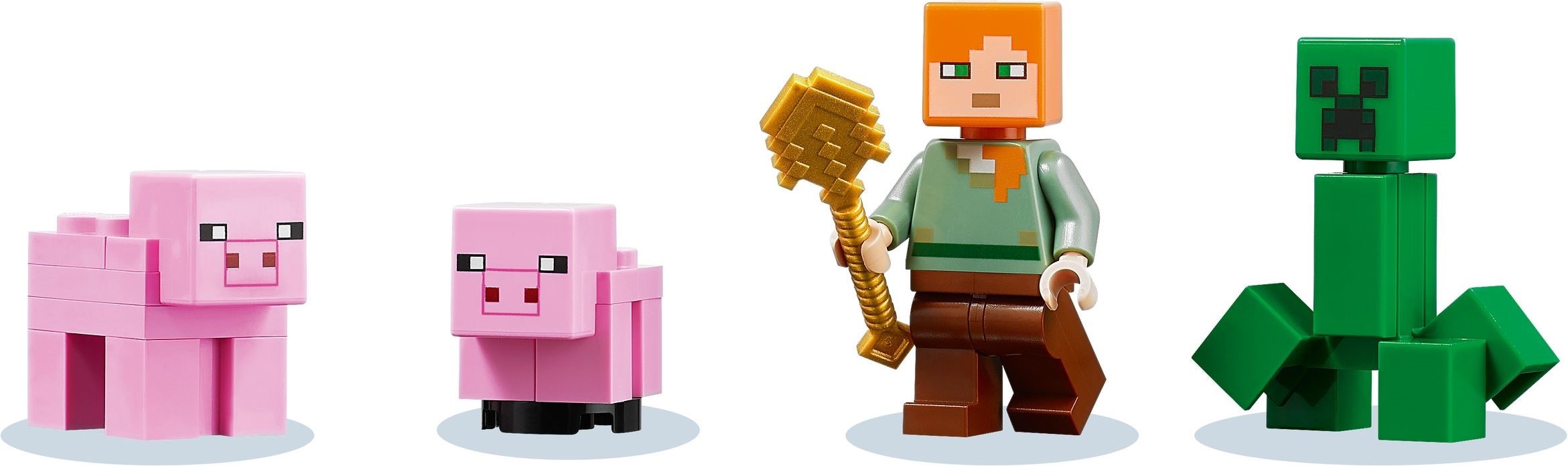 Zdjęcie galerii dla zestawu klocki LEGO Minecraft 21170 Dom w kształcie świni majkraft świnia
