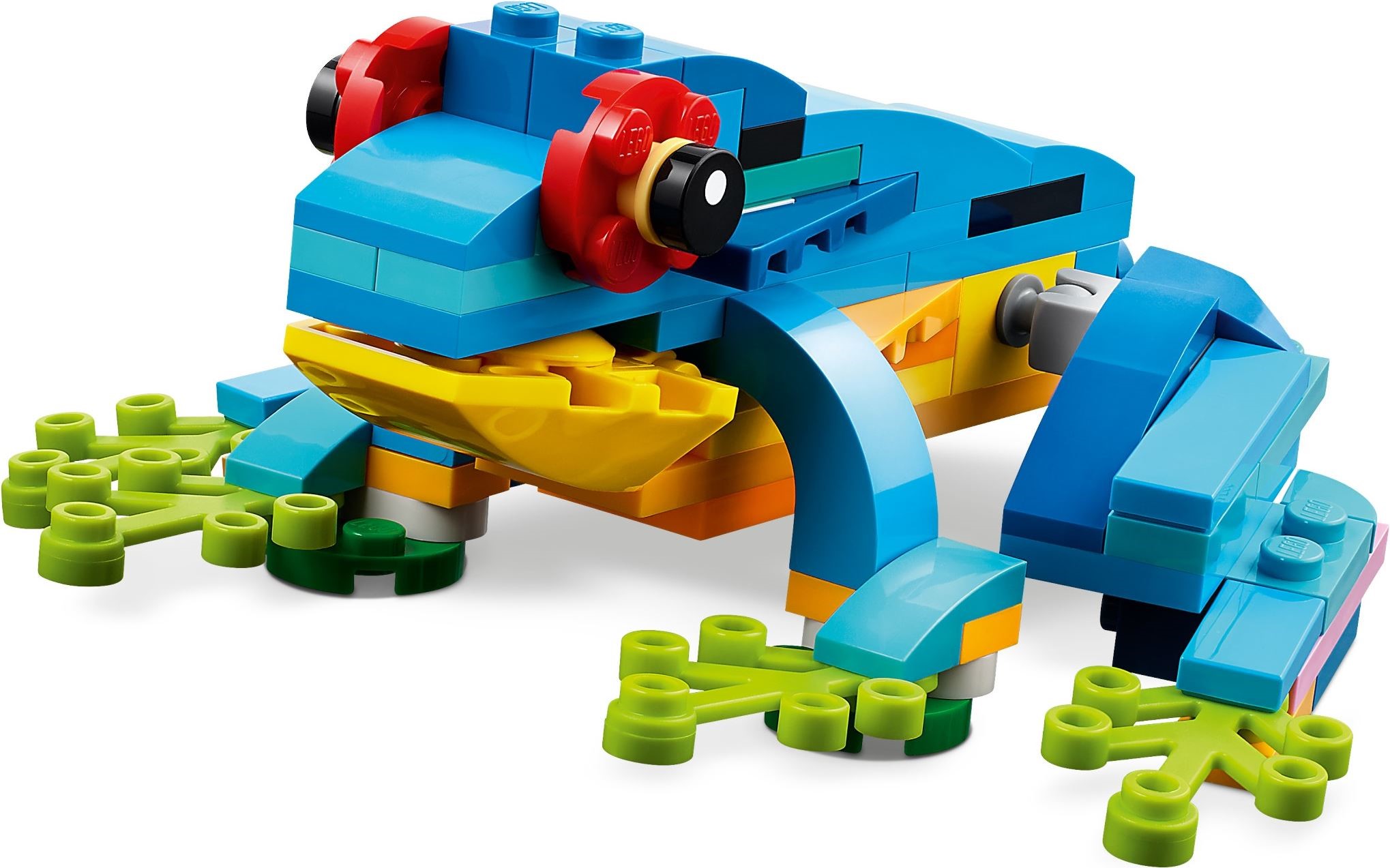 Zdjęcie galerii dla zestawu LEGO CREATOR 3W1 EGZOTYCZNA PAPUGA RYBA ŻABA