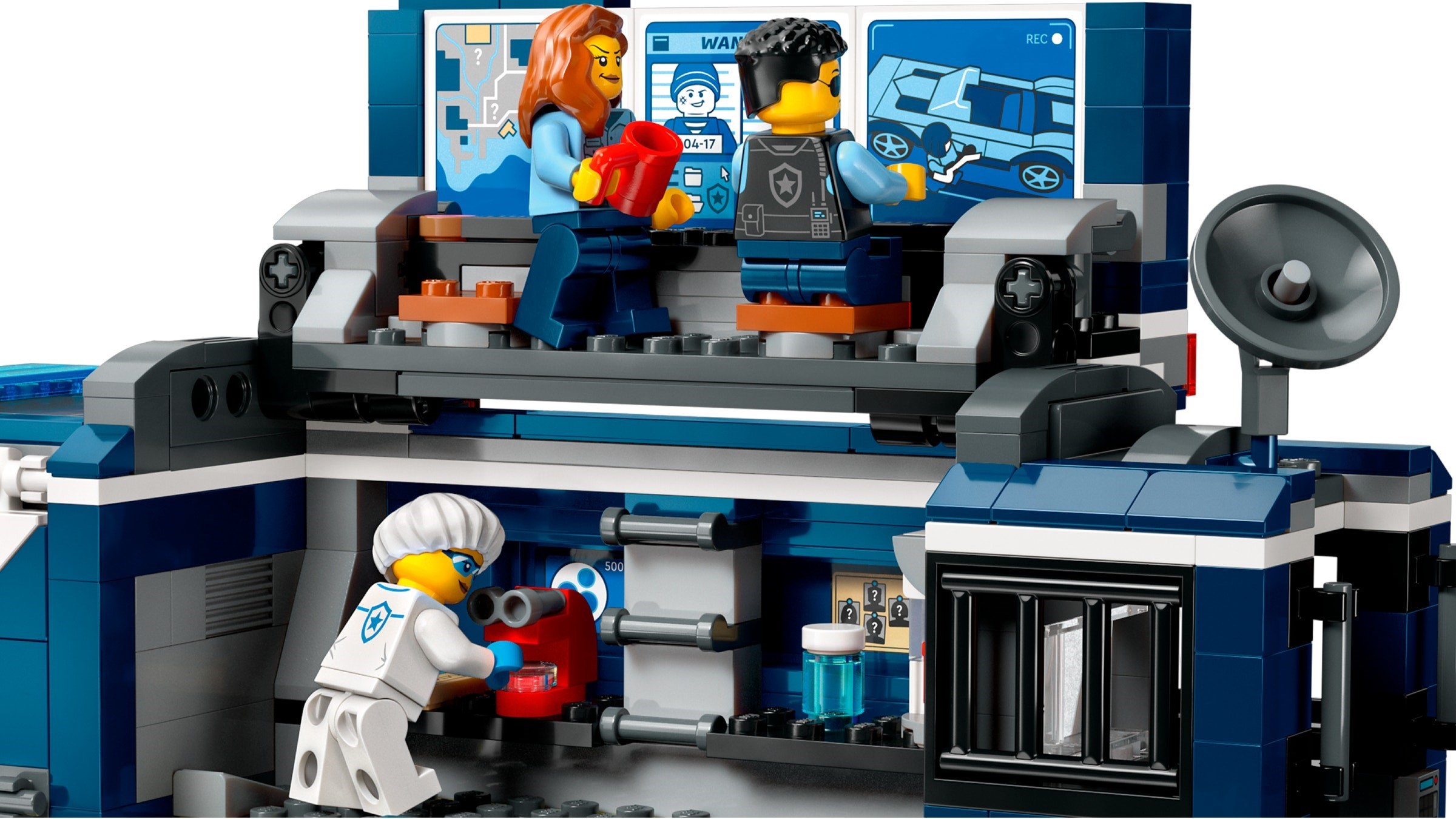 Zdjęcie galerii dla zestawu LEGO City 60418 Mobilne laboratorium kryminalistyczne policjantów policja