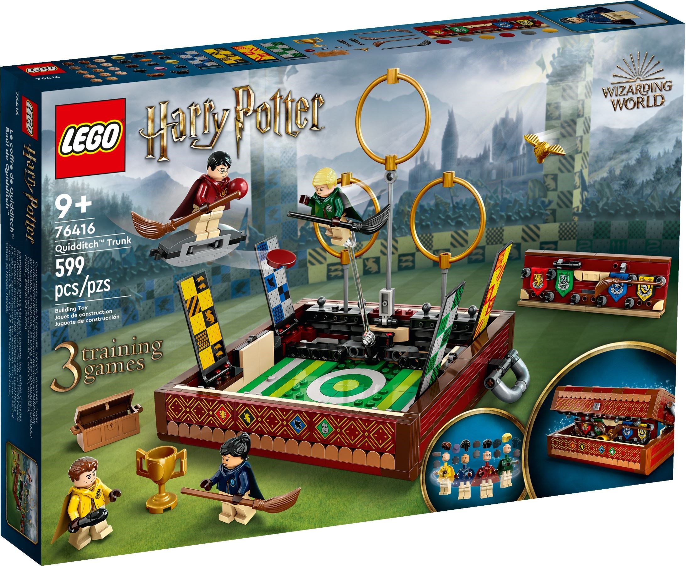 Zdjęcie galerii dla zestawu LEGO Harry Potter 76416 Skrzynia Quidditcha turniej