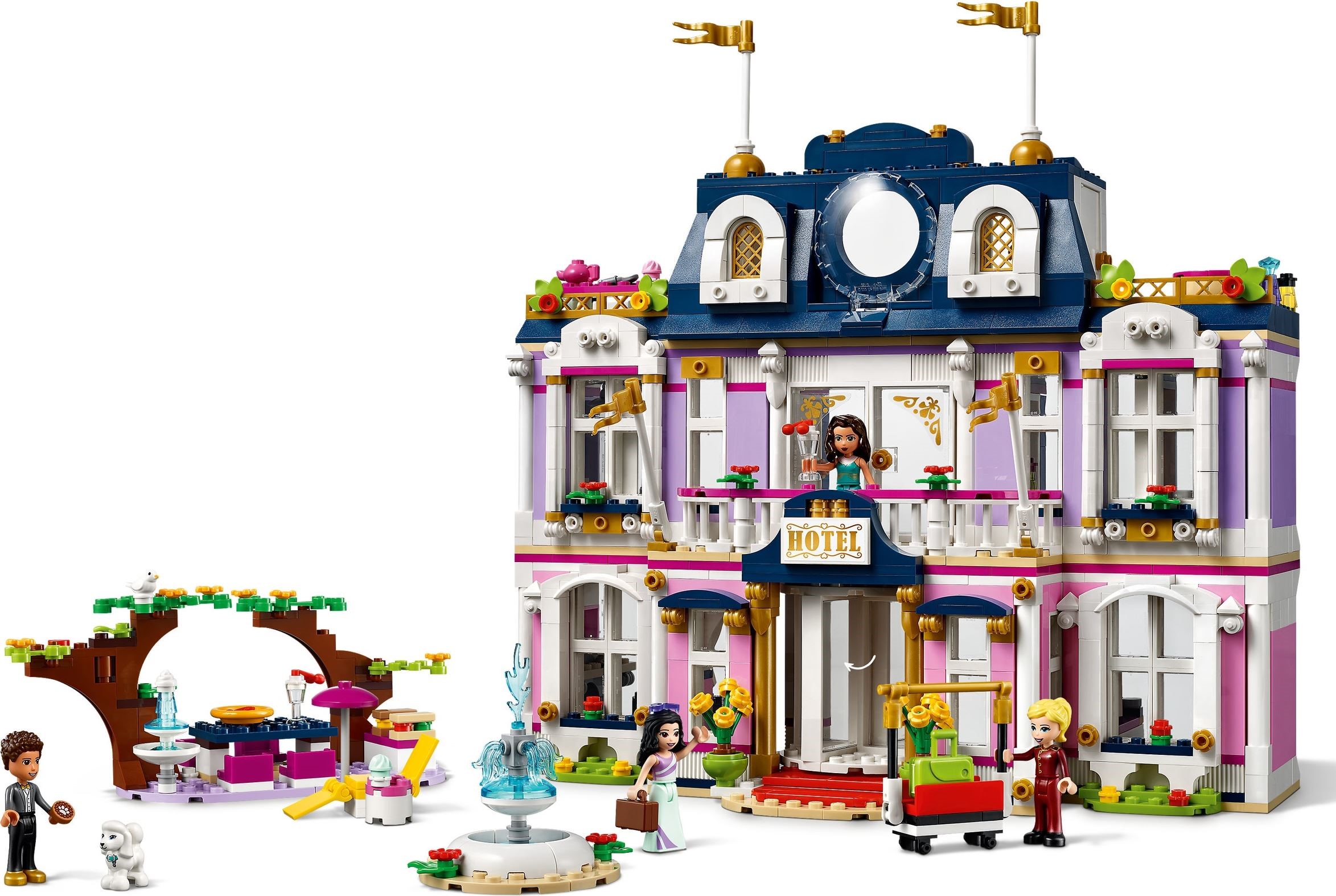 Zdjęcie galerii dla zestawu klocki LEGO Friends Wielki hotel w mieście Heartlake 41684 grand