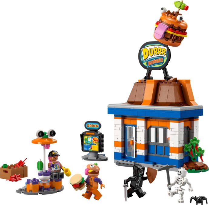 Zdjęcie galerii dla zestawu Klocki LEGO Fortnite 77076 Restauracja Durrr Burger fortnajt