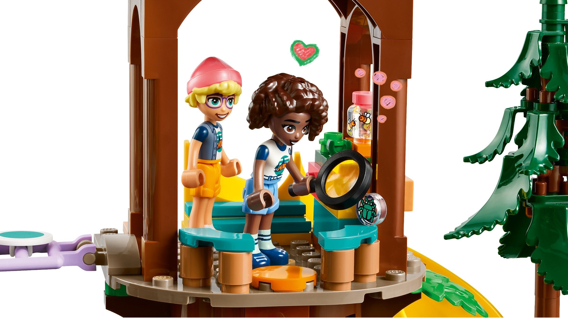 Zdjęcie galerii dla zestawu LEGO Friends 42631 Domek na drzewie na obozie kempingowym