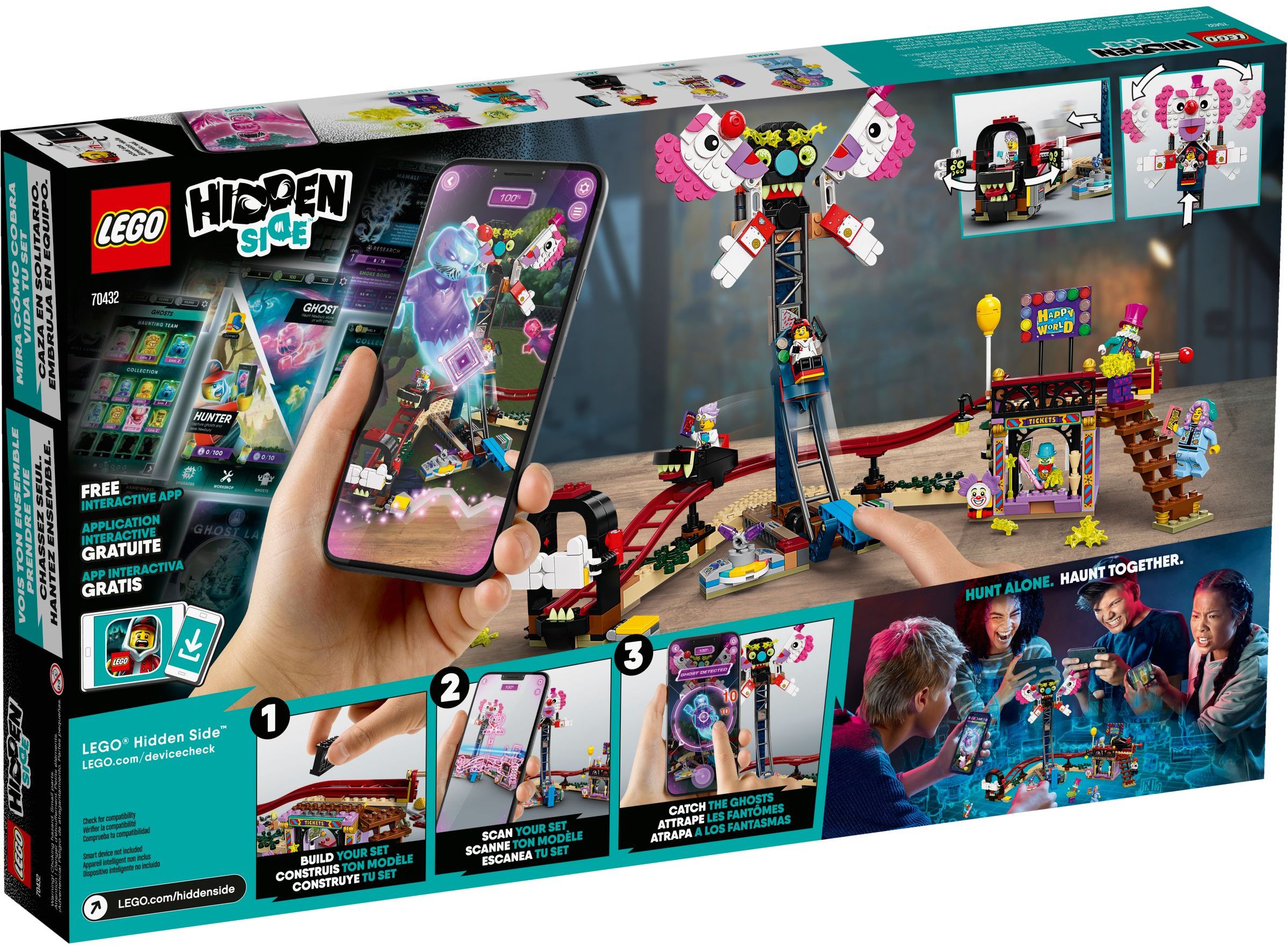 Zdjęcie galerii dla zestawu Lego Hidden Side Nawiedzony lunapark 70432 OPIS