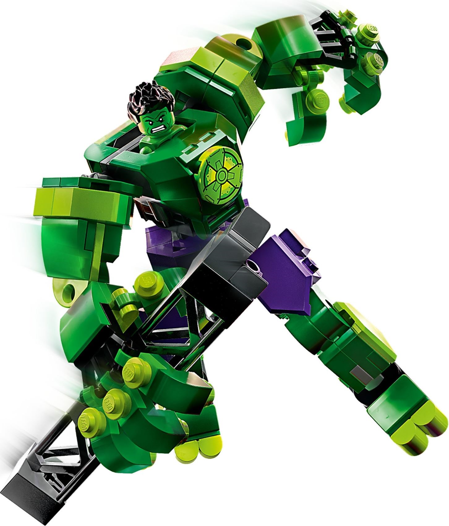 Zdjęcie galerii dla zestawu klocki LEGO Marvel Mechaniczna zbroja Hulka 76241 mech robot