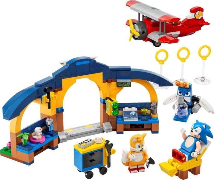 Zdjęcie galerii dla zestawu LEGO Sonic the Hedgehog 76991 Warsztat Tailsa i samolot Tornado