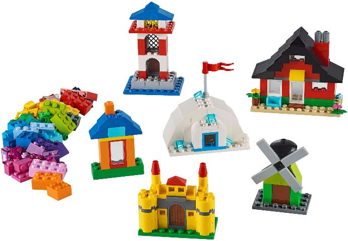 Zdjęcie galerii dla zestawu LEGO Classic 11008 Klocki i domki dachy okna