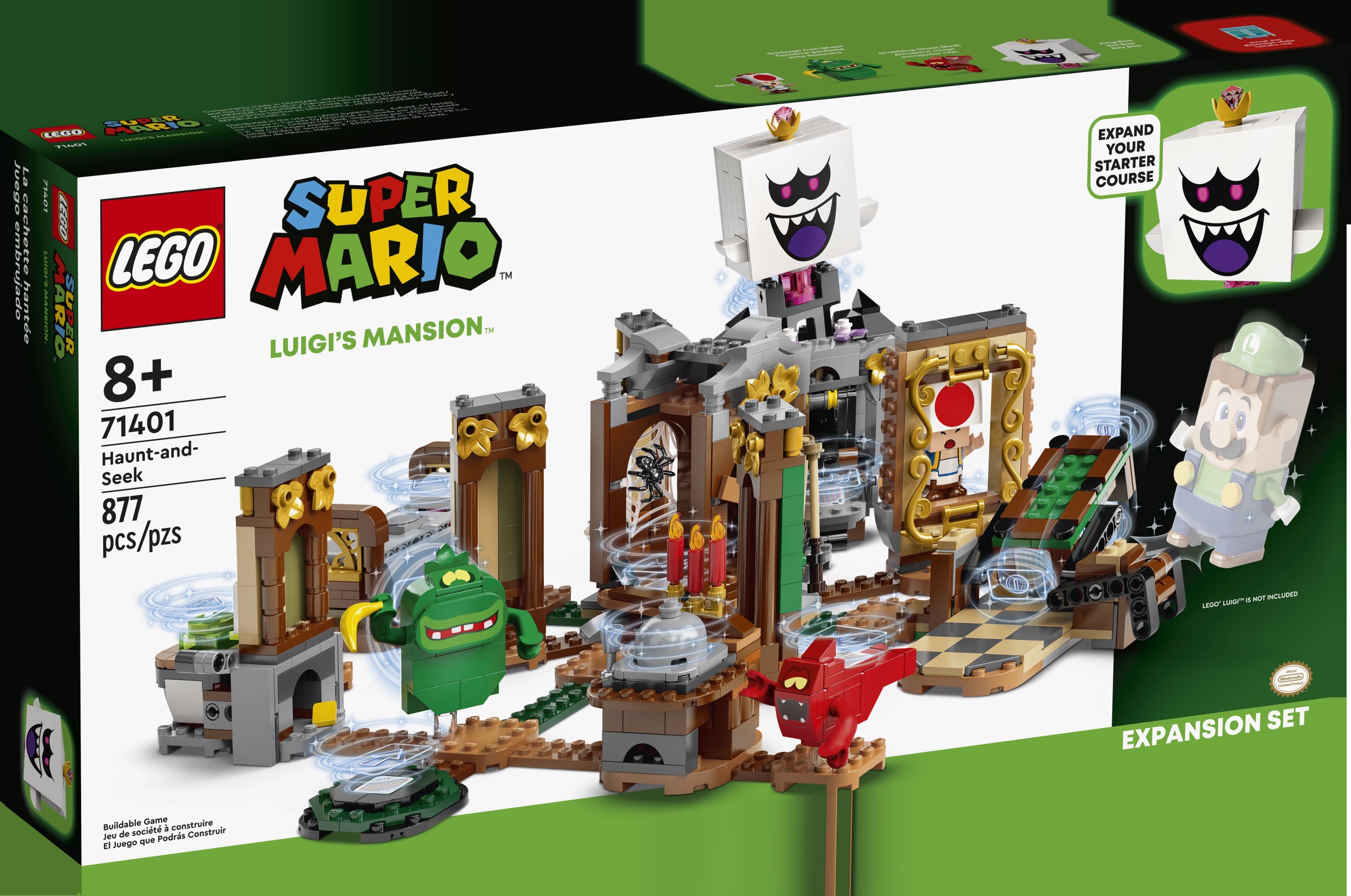 Zdjęcie galerii dla zestawu LEGO Super Mario Zabawa w straszonego w rezydencji Luigiego 71401 Mansion