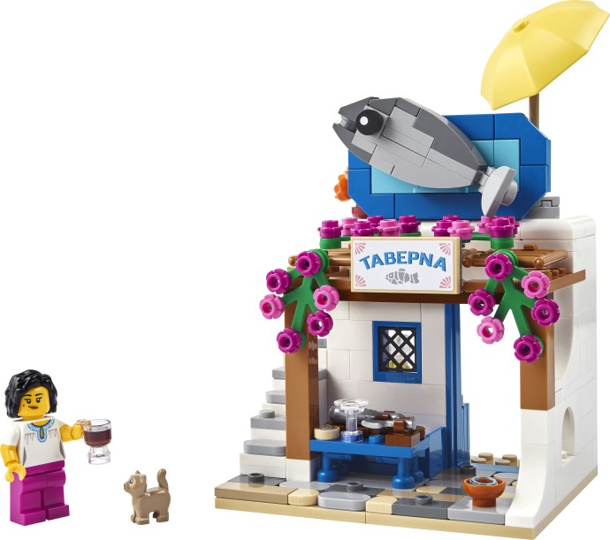 Zdjęcie galerii dla zestawu Zestaw LEGO 40908 Restauracje świata Grecja restauracja