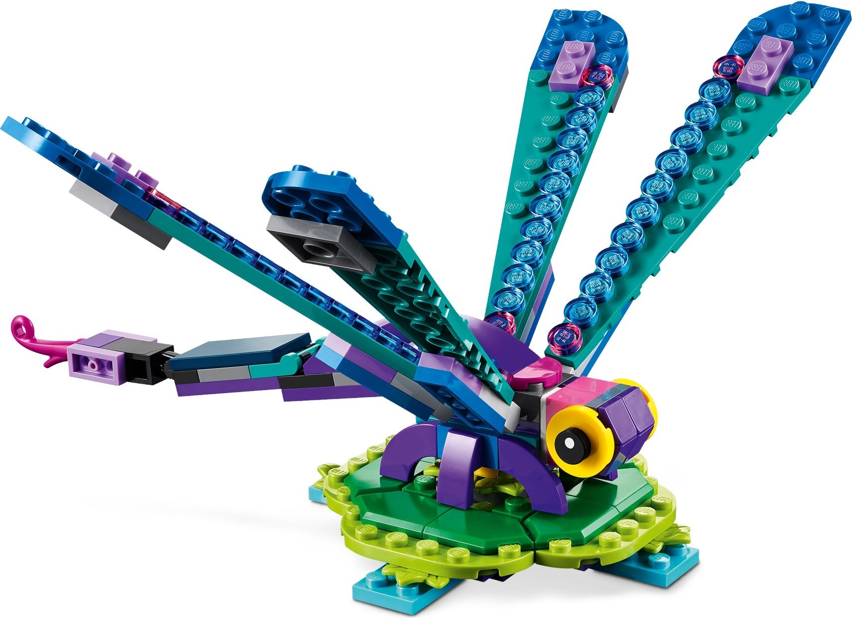 Zdjęcie galerii dla zestawu klocki LEGO Creator 3 w 1 31157 Egzotyczny paw motyl ważka