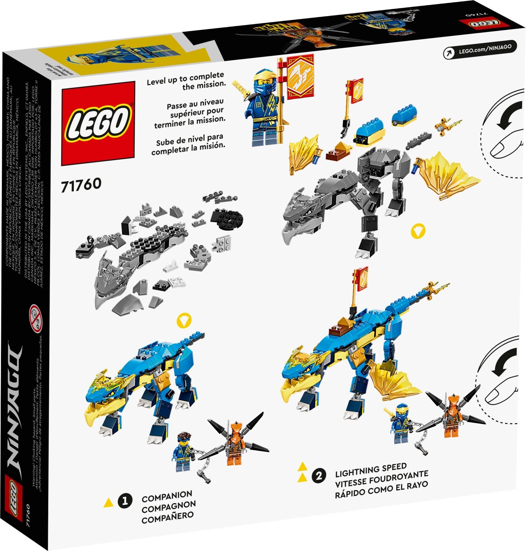 Zdjęcie galerii dla zestawu LEGO Ninjago Smok gromu Jaya EVO 71760
