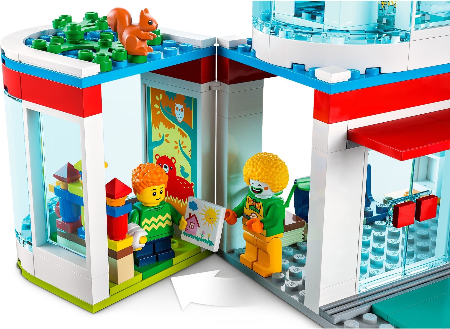 Zdjęcie galerii dla zestawu Klocki LEGO City Zestaw Szpital 60330 lekarz doktor helikopter