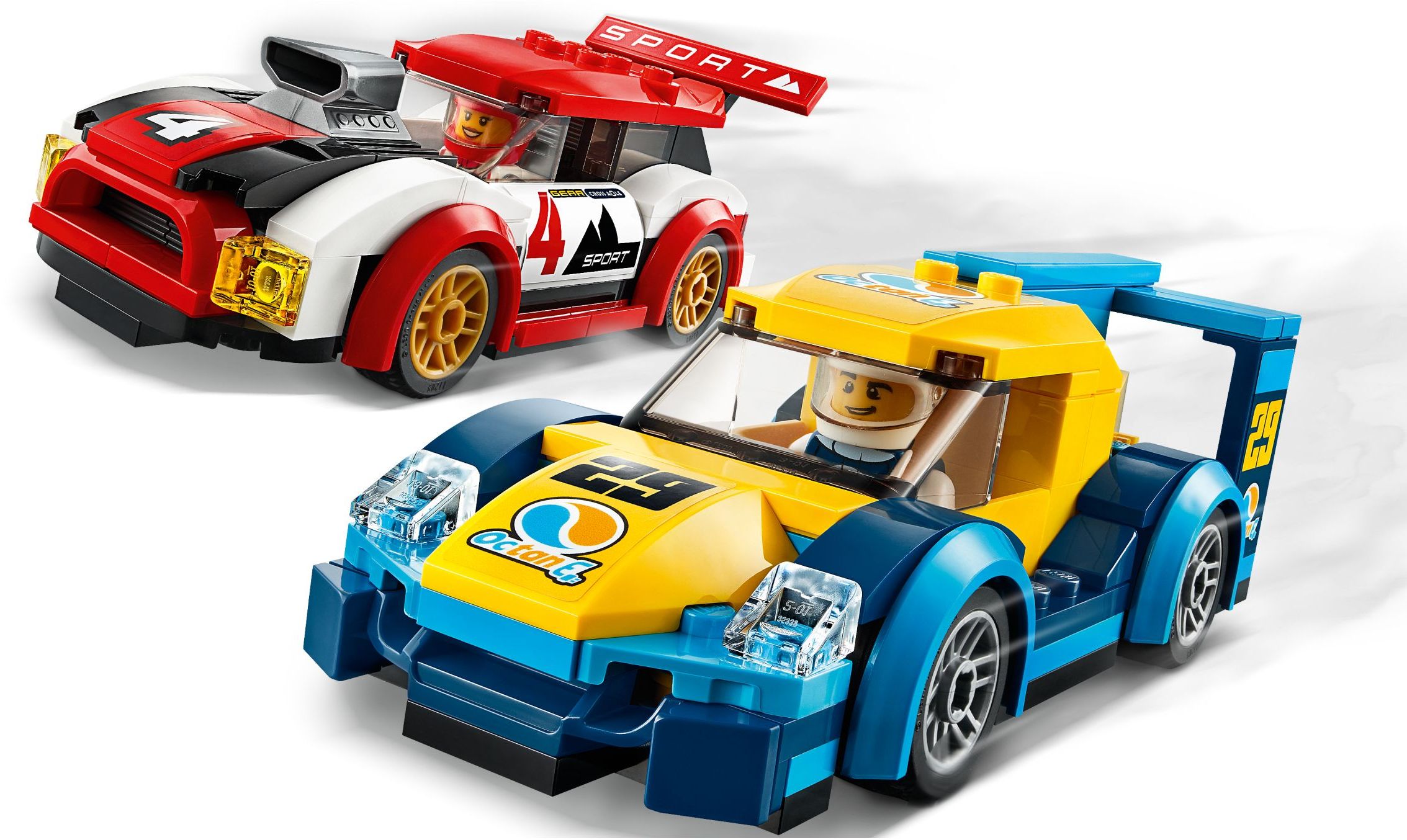 Zdjęcie galerii dla zestawu klocki LEGO City 60256 Samochody wyścigowe wyscig formuła