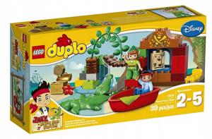 klocki LEGO 10526 Duplo - Jake i Piraci, Wizyta Piotrusia krokodyl wyspa