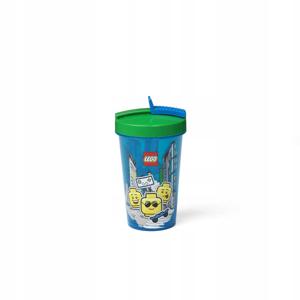 Kubek ze słomką SZKOŁA lunchbox LEGO 500 ml