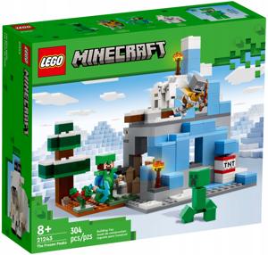klocki LEGO Minecraft 21243 Ośnieżone szczyty koza tułacz majkraft