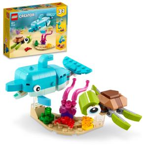 Zestaw konstrukcyjny LEGO Creator 3w1 - delfin i żółw konik morski