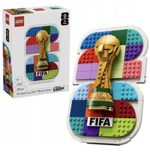 klocki LEGO 43032 Puchar Editions logo FIFA World Cup 2026 piłka nozna
