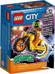 klocki LEGO City 60297 Demolka na motocyklu kaskaderskim
