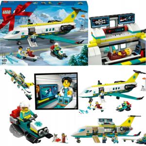 LEGO CITY 60465 SAMOLOT RATUNKOWY PREZENT DLA DZIECKA KLOCKI ZESTAW SZPITAL