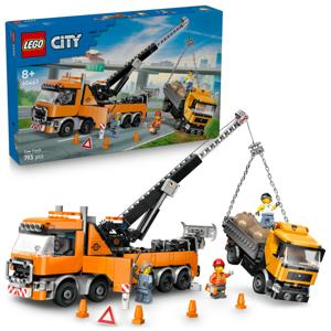 Klocki LEGO 60467 City Wóz holowniczy z dźwigiem dzwig budowa