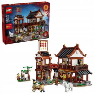 klocki LEGO ICONS 80121 LEGO Stary zajazd biały koń azjatycki
